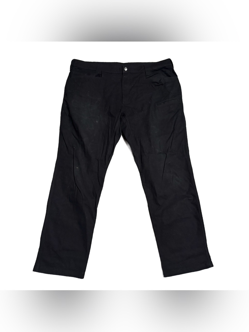 Noble Outfitters Men's 44x34 Cargo Utility Pant Black Canvas Straight Leg